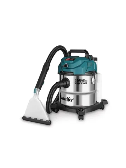 Мощный пылесос для влажной и сухой уборки Sonifer SF-2255, 1600W, 20 л, моющий