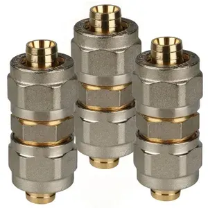 SFS-0005-000016 STOUT Муфта соединительная 16х16 для металлопластиковых труб винтовая (3шт.)