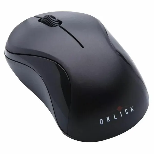 Мышь компьютерная Oklick 605SW черный, оптическая, 1200 dpi, USB, 3 but (384108)