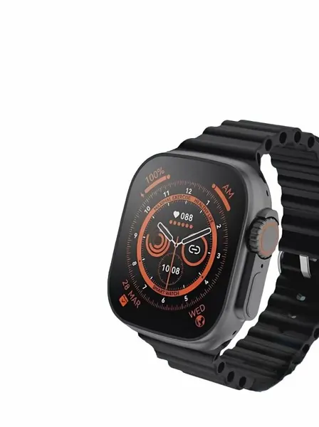 Умные фитнес смарт часы Smart Watch T900 Ultra 2 Big черный