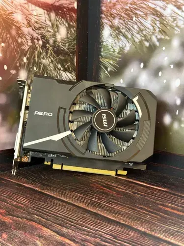 MSI Видеокарта GeForce GTX 1650 GTX 1650 4GB 4 ГБ (GTX 1650 D6 AERO ITX OCV1)