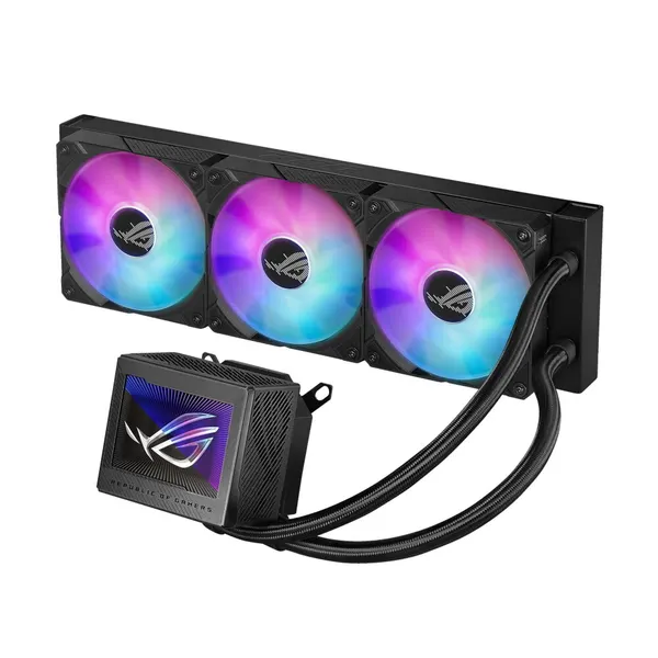 СВО ASUS ROG Ryujin III 360 90RC00L1-M0UAY0, для процессора, LCD-дисплей, вентиляторы Noctua