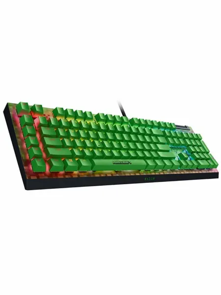 Клавиатура игровая RAZER BlackWidow V4 X Green Switch Minecraft Edition (RZ03-04704100-R3M1)
