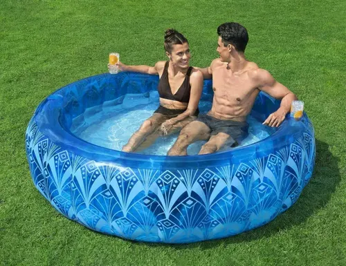 Надувной бассейн Bestway Bohemian Blue, 168х53 см, от 6 лет