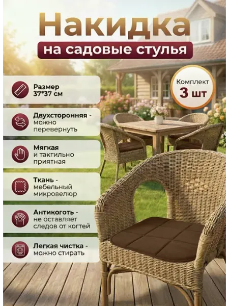 МК Контур Накидка на садовые стулья 2 шт