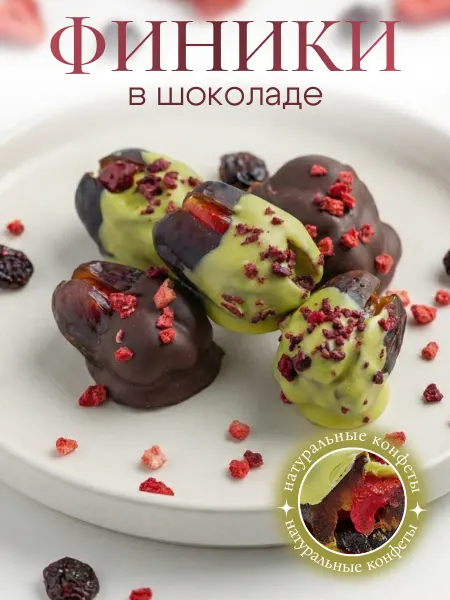 Конфеерия Набор конфет финики в шоколаде