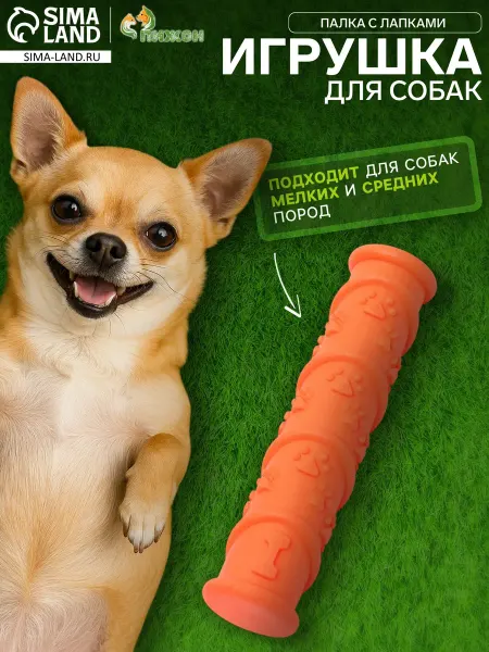 Пижон Игрушка жевательная с пищалкой 17,9 х 4,2 см