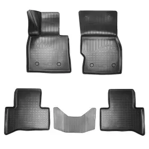 Коврики в салон подходят для Alfa Romeo Stelvio 3D 17 (5 шт) (Po)