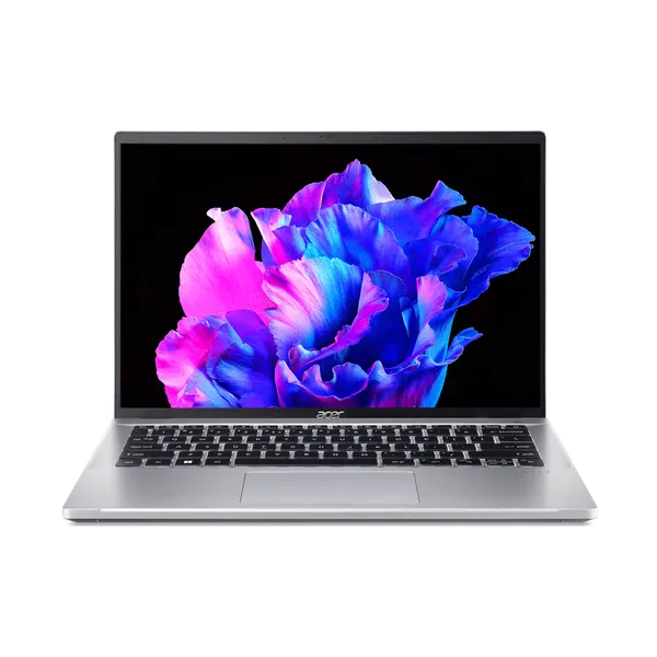 Ноутбук Acer Swift Go 14 SFG14-71-56KL Intel Core Ultra 5 125H/16Gb (soldered D5)/SSD512Gb/UMA/14"/OLED/WQXGA+/2880x1800/90Hz/NoOS/Silver/1.25kg