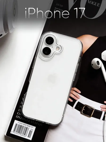 CaseLixx Чехол на iPhone 17 прозрачный поликарбонат