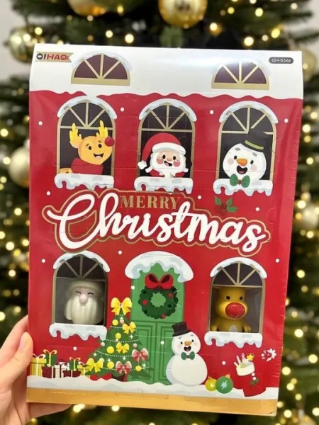 Новогодний адвент-календарь «Merry Christmas» (17 окошек)