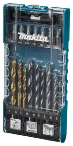 Набор сверл по (металлу, дереву, кладке) и биты, 17 предметов Makita D-74887