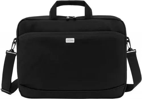 Сумка для ноутбука 17" Digma, цвет черный, полиэстер, (W211BK)