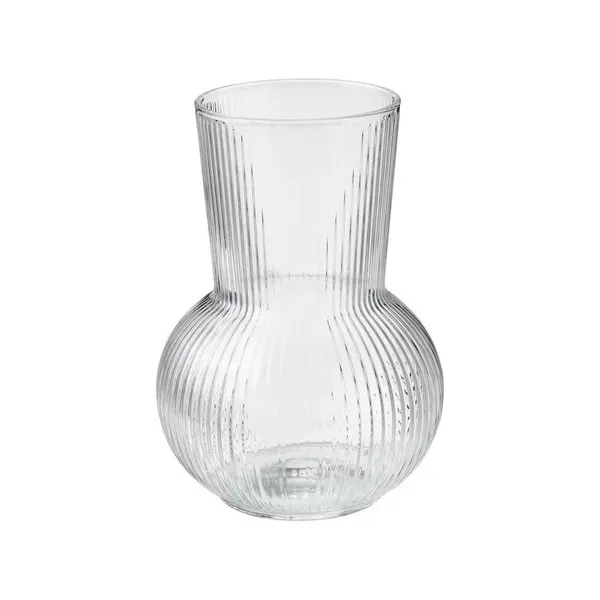 Ваза IKEA PADRAG, настольная, 17см, прозрачная, бесцветная, стекло