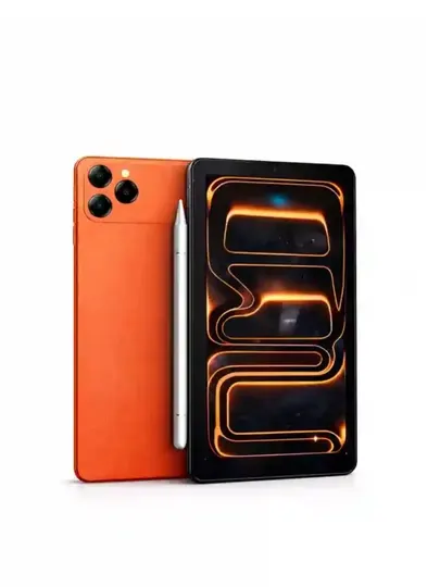 Планшет Jiaenova Pad 17 Max в оранжевом цвете с комплектом аксессуаров