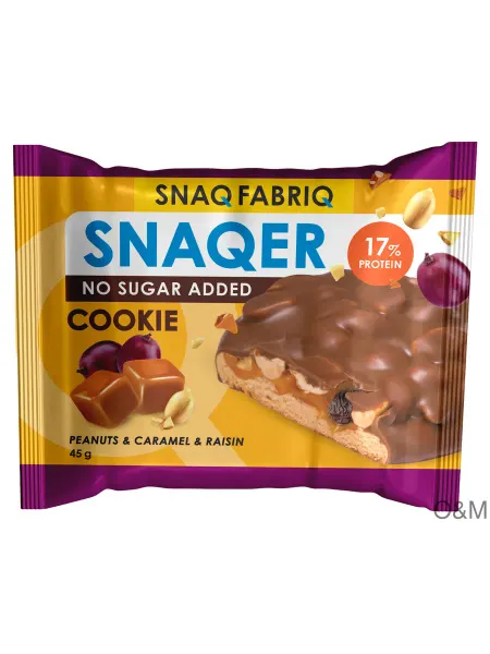 Печенье Snaq Fabriq Арахис и изюм 17%