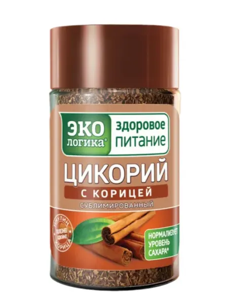 Цикорий сублимированный Экологика с корицей, 85 гр