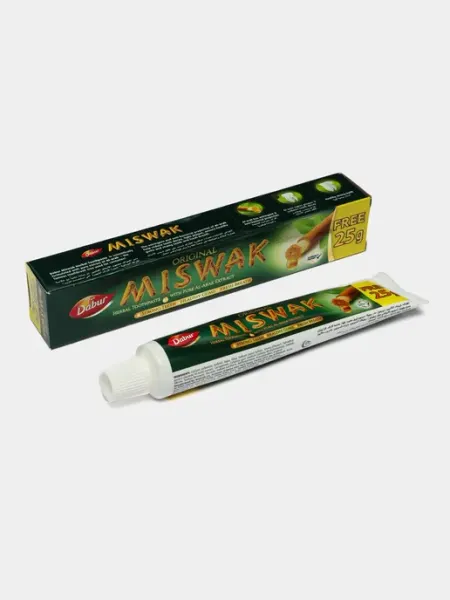 Dabur Зубная паста Miswak, с экстрактом мисвака, 170 г