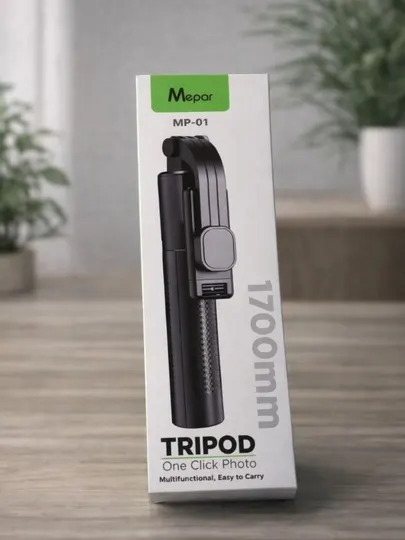 Штатив для телефона Mepar MP-01 с пультом Bluetooth, складной, 1700 мм