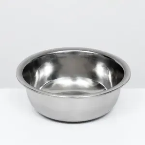 Миска для кошек и собак металлическая, 500 мл, 17х5 см
