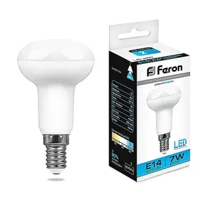 Лампа светодиодная LB-450 E14 7W 175-265V 6400K комплект 10 штук, FERON 25515