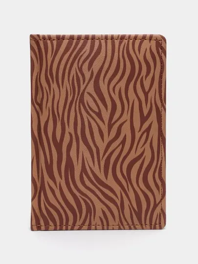Ежедневник Hatber ZEBRA, Недатированный, с цветным срезом и ляссе, бежевый, А5ф, 176 листов