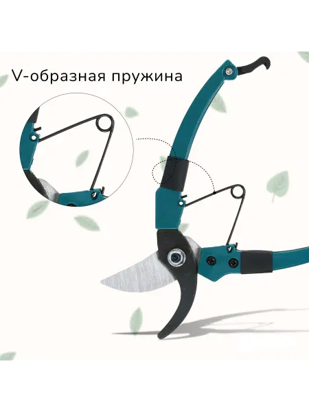 Садовые инструменты и аксессуары Секатор плоскостной садовый 18 см, с пластиковыми ручками