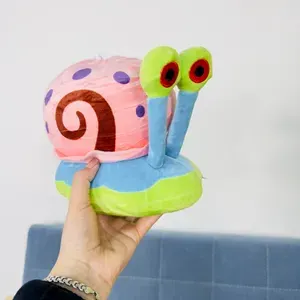 Мягкая игрушка Улитка Гэри 18 см Губка Боб квадратные штаны