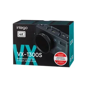 Видеорегистратор FullHD с сигнатурным радар-детектором INTEGO VX-1300S