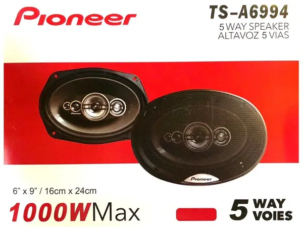 Автомобильные колонки Pioneer TS-A6994 6"x9" пятиполосные коаксиальные