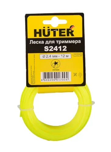 Леска (2.4 мм; 12 м; звезда) Huter S2412