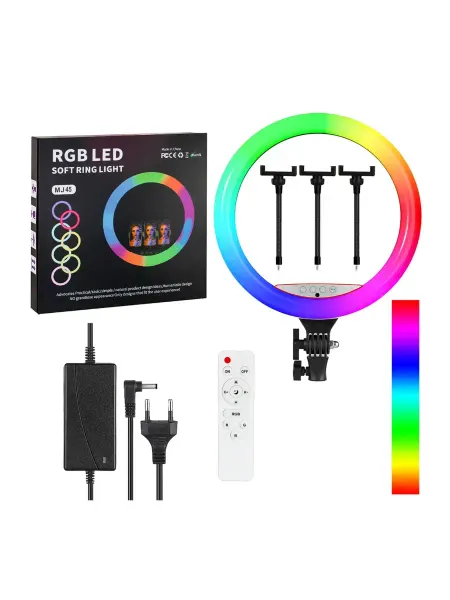 Селфи кольцо 45см MJ45 18" RGB (без штатива)