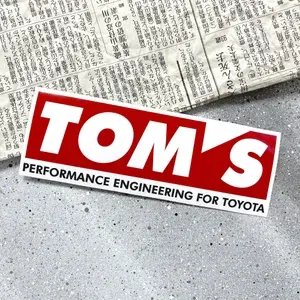 Наклейка на авто логотип Tom's 18.5x6.5