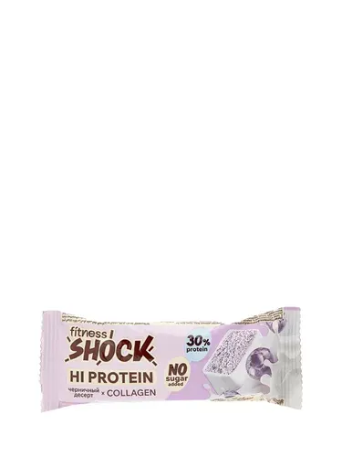 Протеиновый Батончик Fitnesshock Черничный Десерт