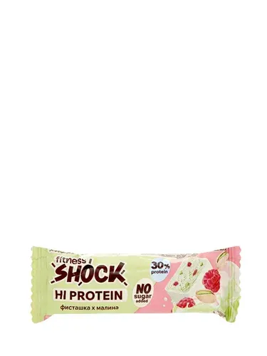 Протеиновый Батончик Fitnesshock Фисташка-Малина
