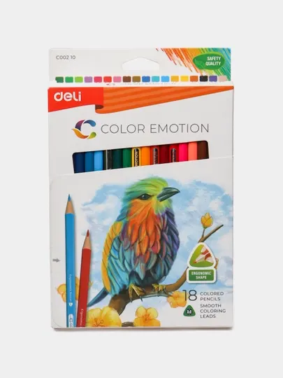 Цветные карандаши Deli EC00210, 18 цветов
