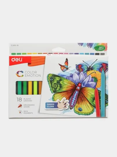 Постельные карандаши, 18 цветов, Deli EC20010 q0000004478