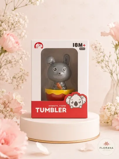 Игрушка Tumbler — неваляшка-зверёк, прекрасный подарок для малышей , 18 мес+