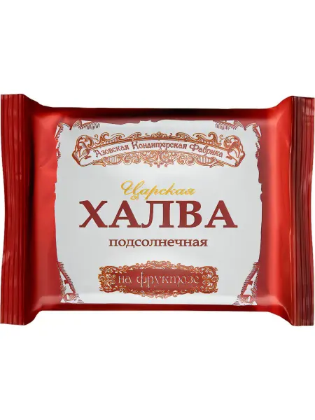 Халва подсолнечная Азвская КФ Царская на фруктозе 180г