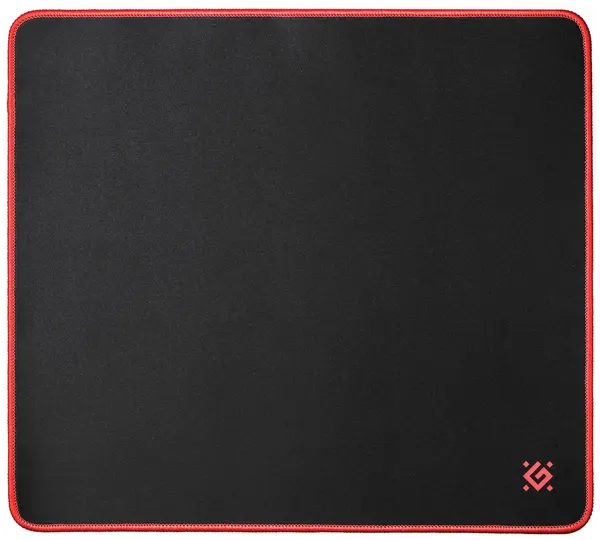 Игровой коврик DEFENDER Black XXL, 400x355x3 мм, ткань/резина, прошитые края, черный