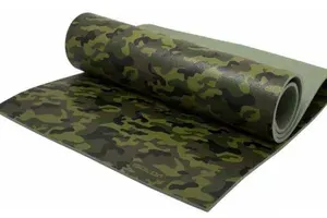 Туристический коврик Isolon Decor Камуфляж 8 мм, 55 х 180 см / Коврик для гимнастики, йоги, пилатеса, фитнеса, аэробики