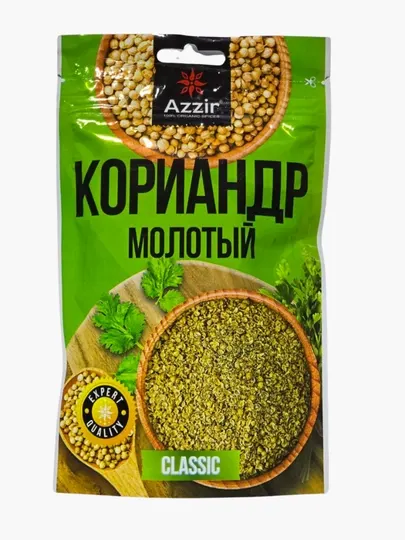 Кориандр молотый от "Azzir", 100 г