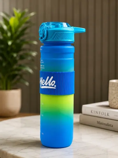 Бутылка для воды, 1000 мл, Hello, спортивная, BPA Free, с защитой от протекания