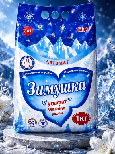 Автоматический стиральный порошок, 1 кг