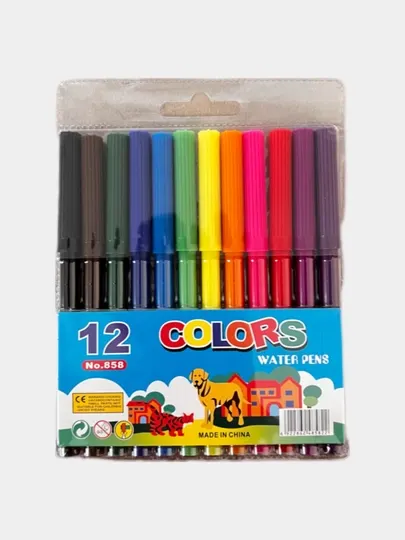 Набор фломастеров, Colors 12 цветов