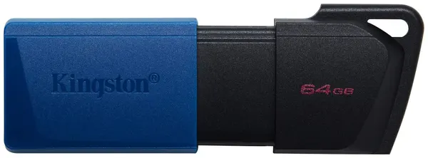 Флешка Kingston DataTraveler Exodia M, 64 ГБ, USB 3.2 Gen1, синий/черный (DTXM/64GB)