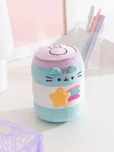 Мягкая игрушка Кот Пушин Банка с газировкой (Pusheen Cat) 18х10 см