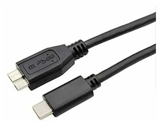 Кабель USB-C на microUSB 3.0 KS-is KS-529-03 - 0.3м чёрный