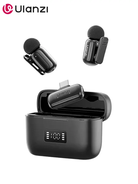 Радиосистема Ulanzi A200 Mini Mic Чёрная, профессиональный звук