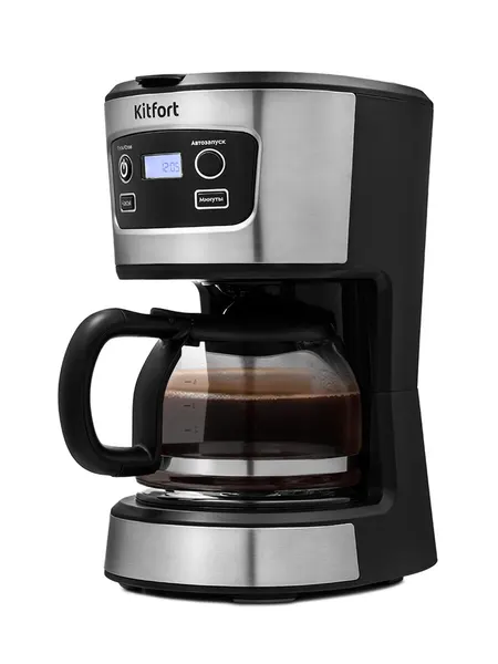 Кофеварка Kitfort КТ-738, платформа с подогревом, капельная система